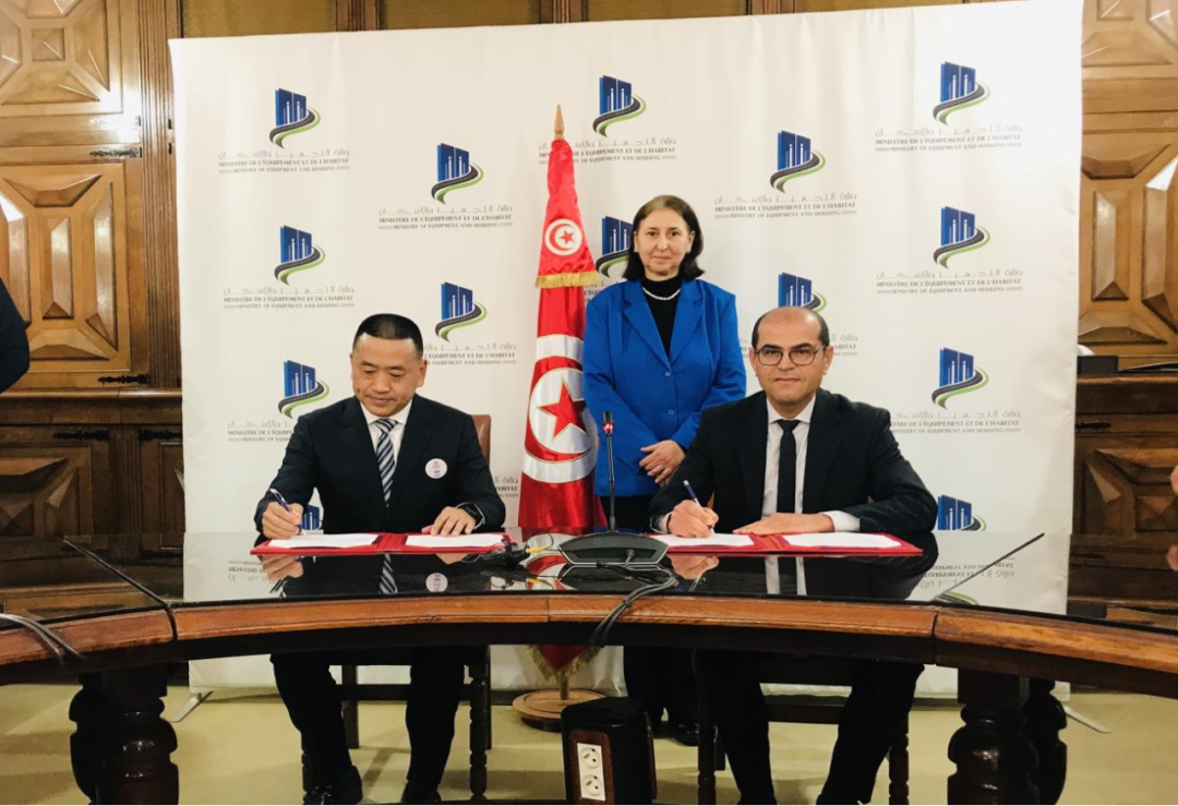 海外市場新突破！突尼斯比塞大大橋項目正式簽約