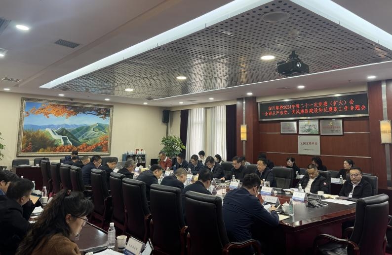 四川路橋召開2024年全面從嚴(yán)治黨暨黨風(fēng)廉政建設(shè)和反腐敗工作專題黨委會(huì)